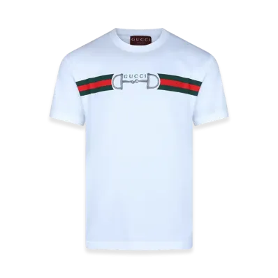 GUCCI 'Nastro Web' T-Shirt "White"