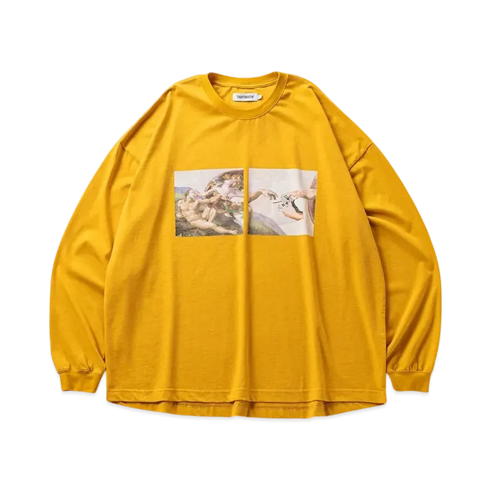 TIGHTBOOTH Pass The Pie L/S T-Shirt "Mustard"