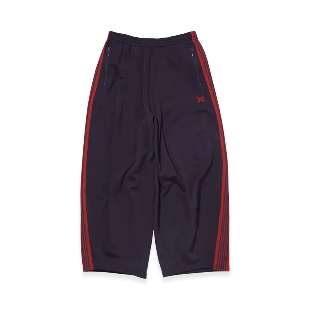 NEEDLES H.D. Track Pants Poly Smooth "Dark Purple"