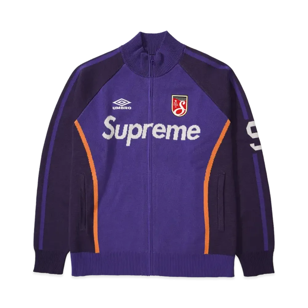 Supreme x Umbro Zip Up Sweater "Purple"