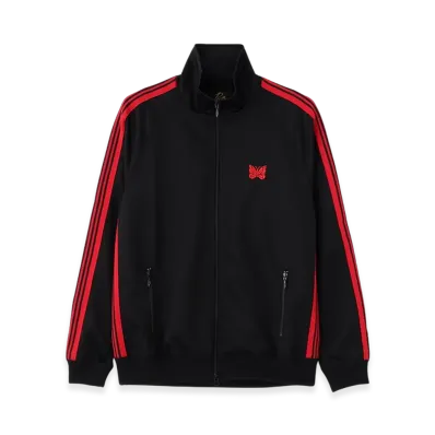 NEEDLES x LHP Track Jacket Poly Smooth "BlackRed"