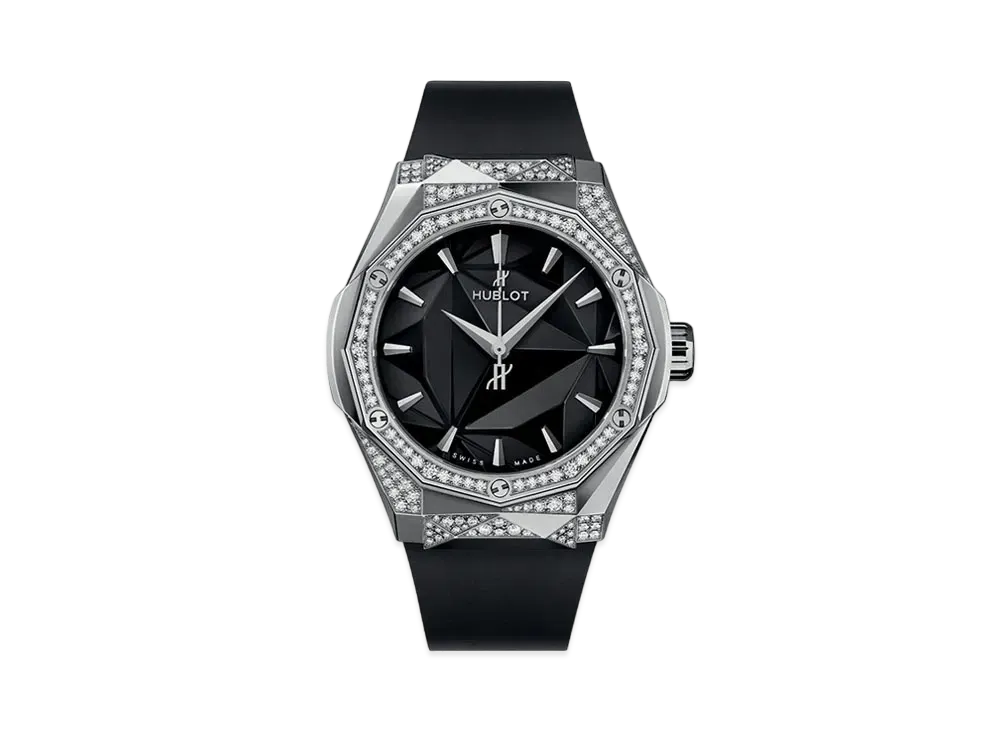 HUBLOT Classic Fusion Orlinski Titanium Alternative Pave 40mm
