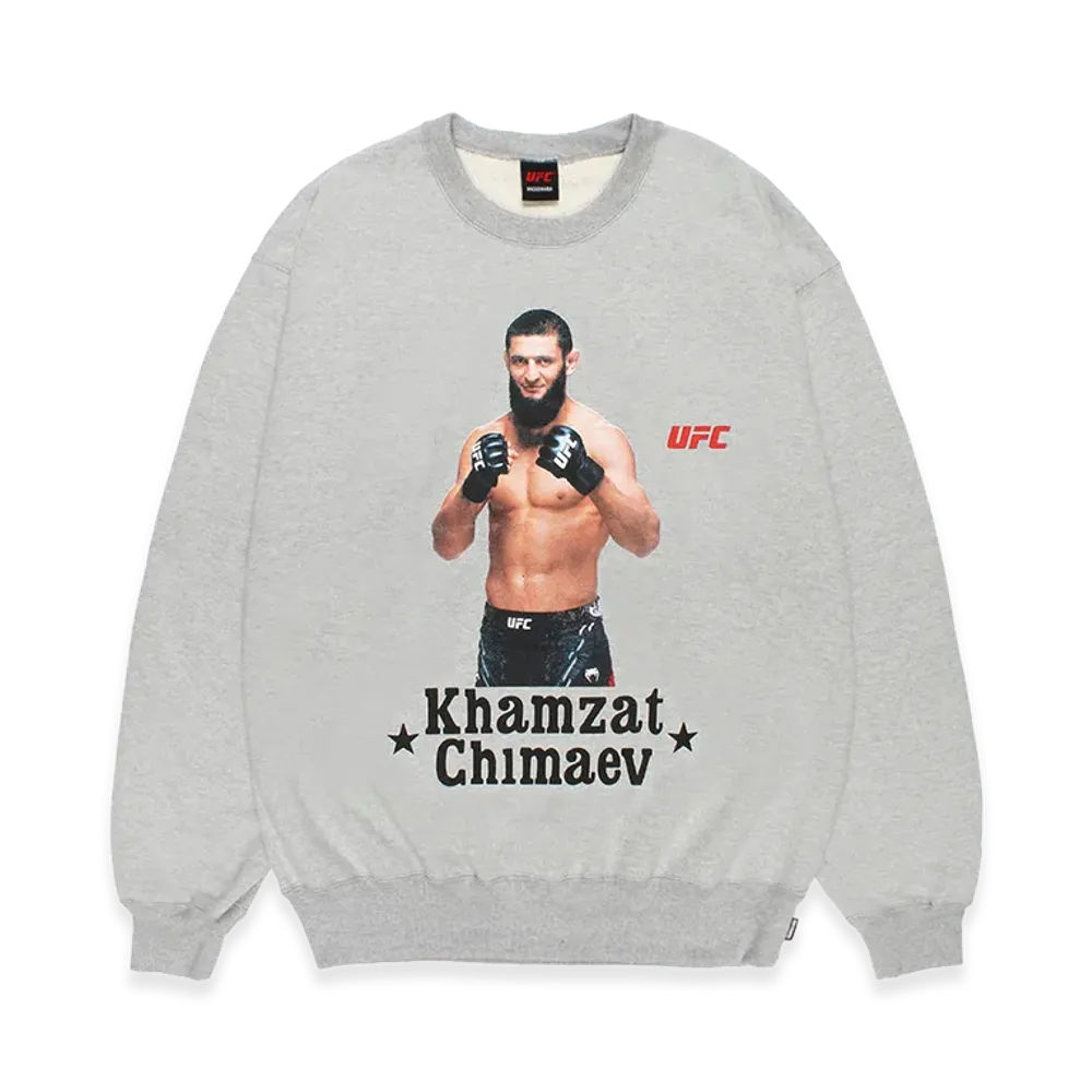 WACKO MARIA x UFC Heavy Weight Sweat Shirt "Gray"