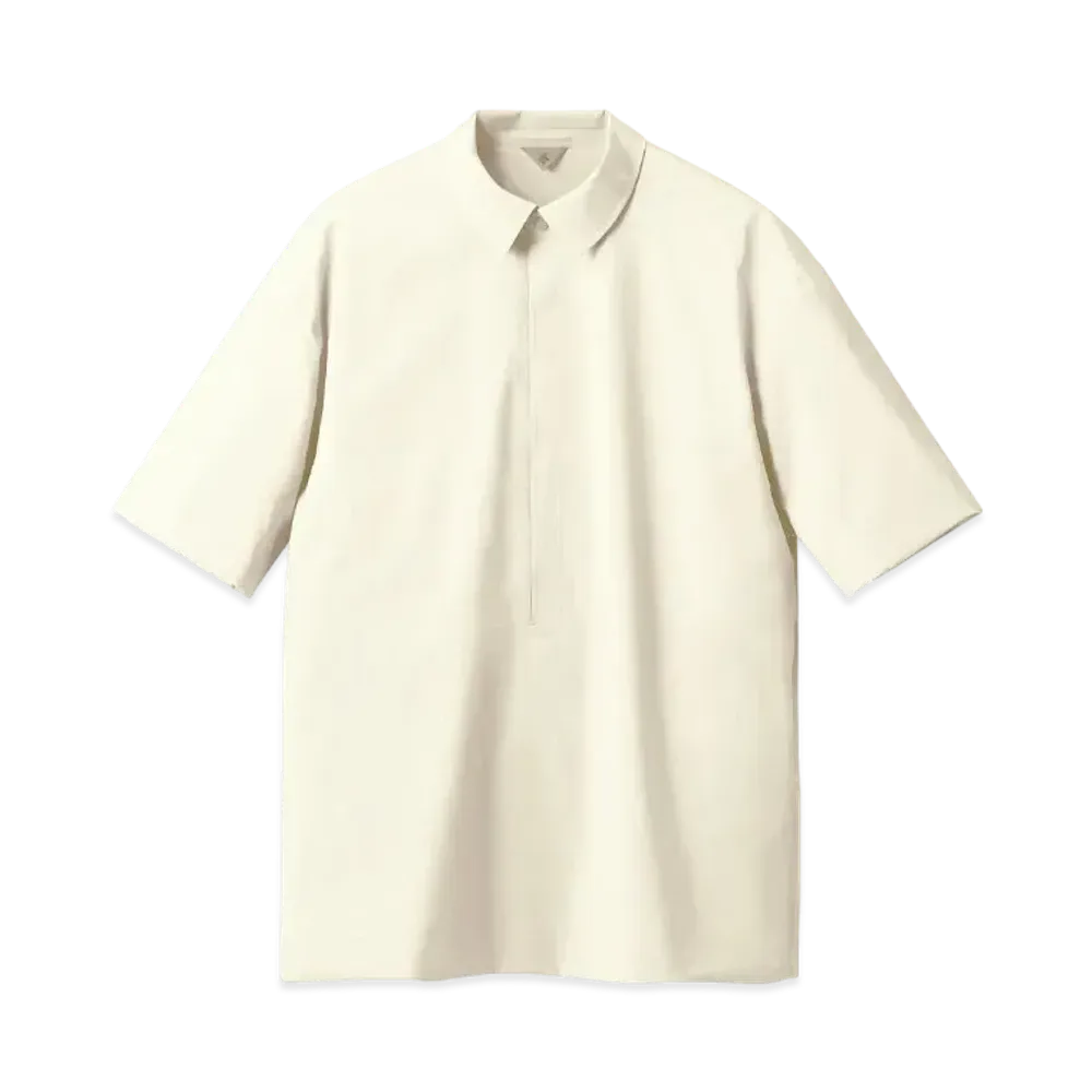 DESCENTE ALLTERRAIN Double Tailoring H/S Pullover Shirt "Unbleached White"