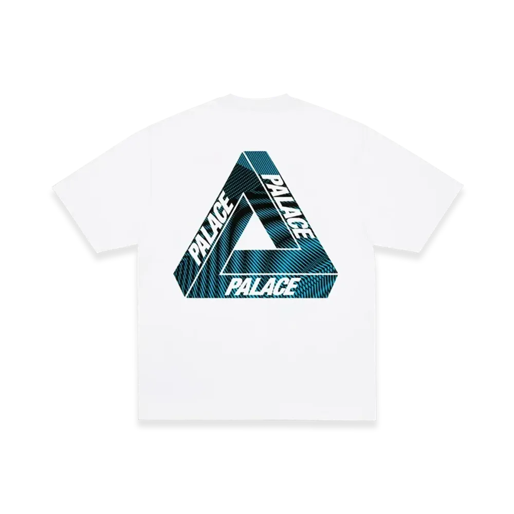 PALACE Tri-Vex T-Shirt "White Blue"
