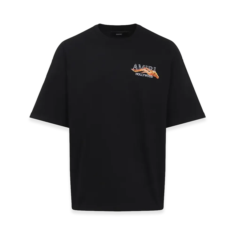 AMIRI Hollywood Horse Tee "Black"
