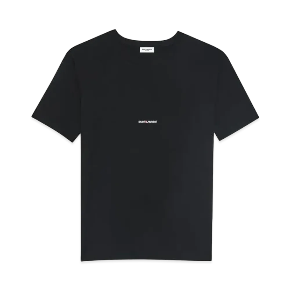 サンローラン ウィメンズ サンローラン 半袖tシャツ (ブラック/コットンジャージ) "ブラック" 460876YB2DQ1000