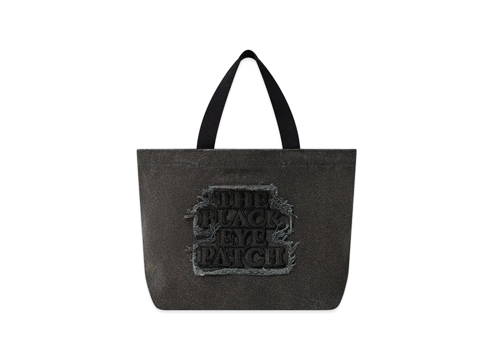 BlackEyePatch OG Label Applique Medium Tote "Black"
