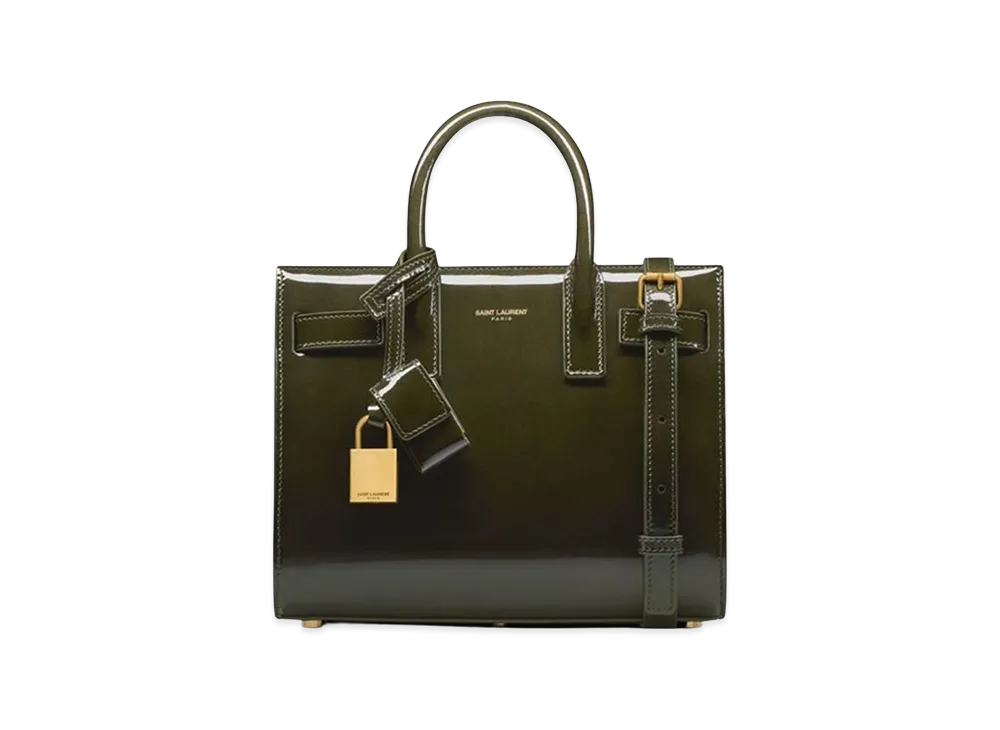 Saint Laurent Women's Bag Sac De Jour Nano "Green"