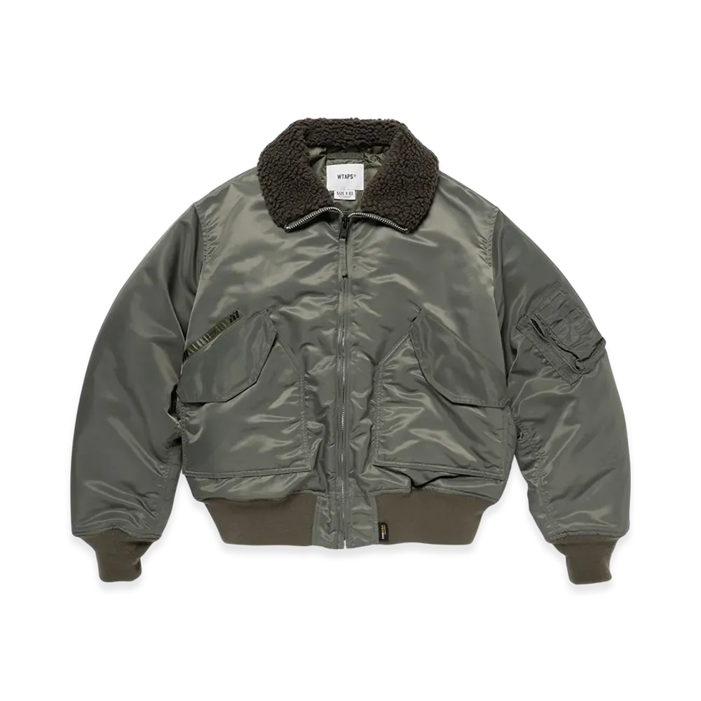 WTAPS ES / Jacket / Nylon. Satin. CORDURA "Olive Drab"