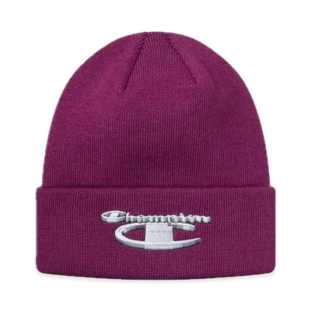 Supreme x Champion 3D Metallic Beanie "Bright Purple"