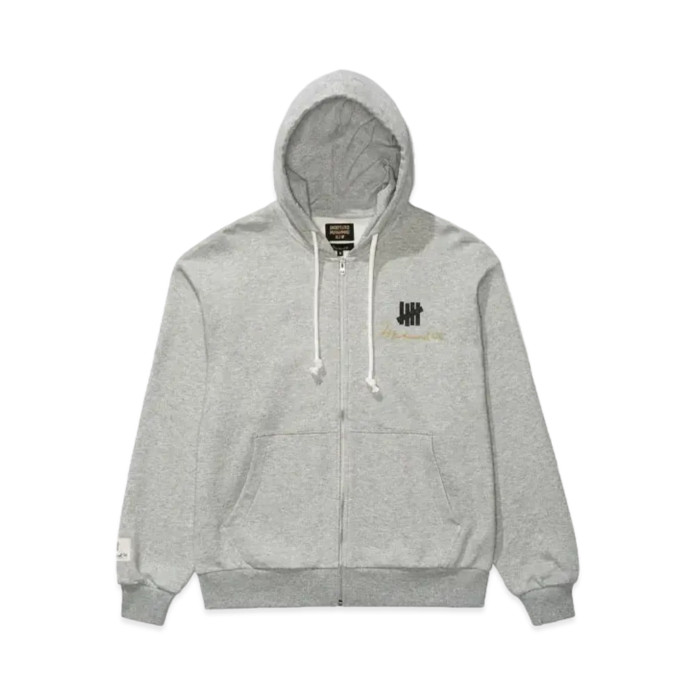 UNDEFEATED x Muhammad Ali Loose Fit Zip Hood "Gray"