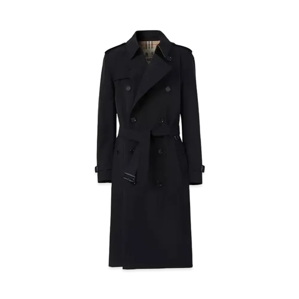 Burberry The Long Kensington Heritage Trench Coat "Black"