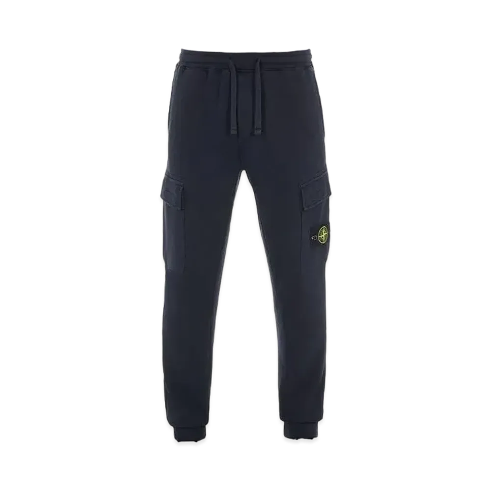 Stone Island 65220 BRUSHED COTTON FLEECE_REGULAR FIT "Blue"