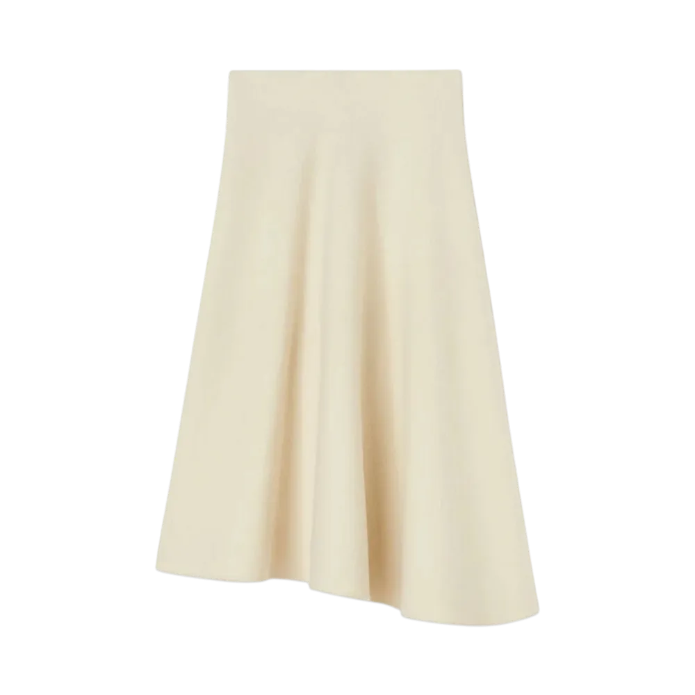 Jil Sander Women's Asymmetrical Skirt "Cornsilk"