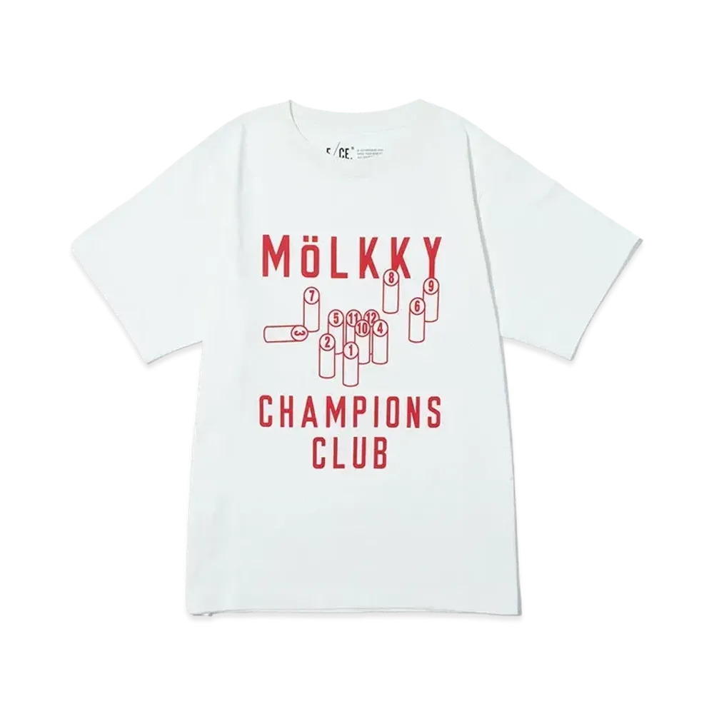 F/CE. Molkky Standard Tee "White"