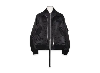 sacai Cotton Nylon Twill Blouson "Black"