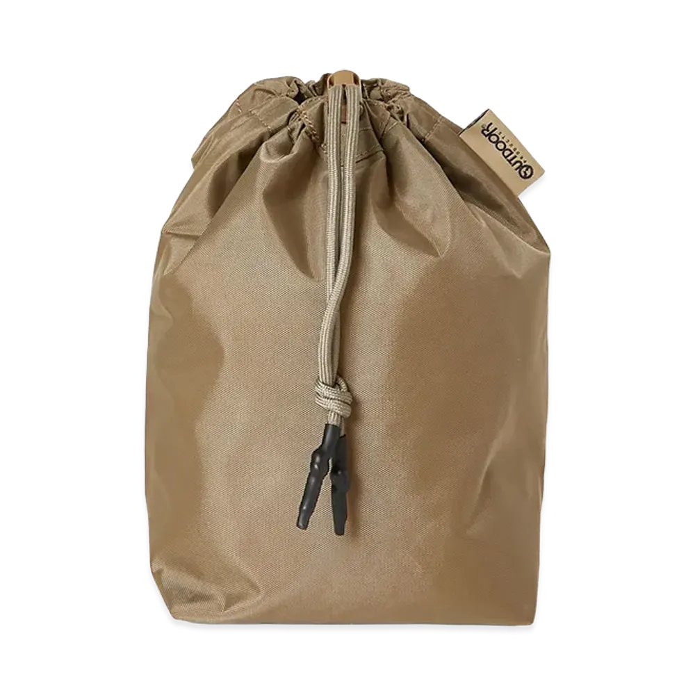 N.HOOLYWOOD TEST PRODUCT EXCHANGE SERVICE N.Hoolywood Tpes × Outdoor Products / Drawstring Bag (Small) "Beige"