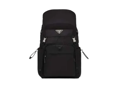 PRADA Re-Nylon And Saffiano Leather Backpack "Black"
