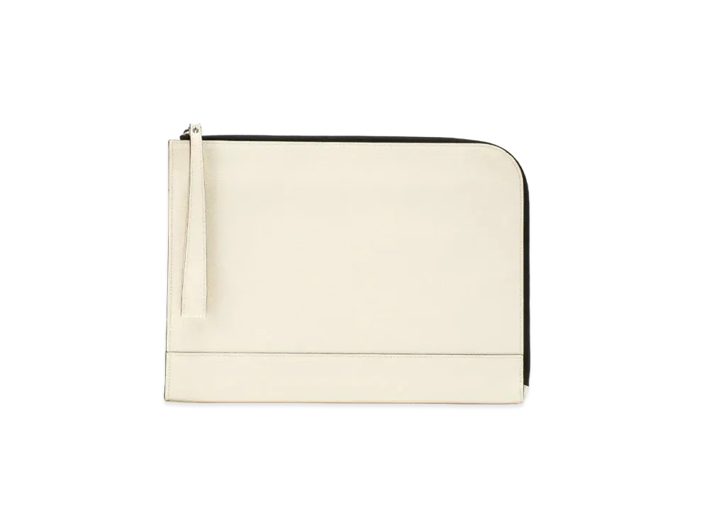 Valextra Small Document Case "White"