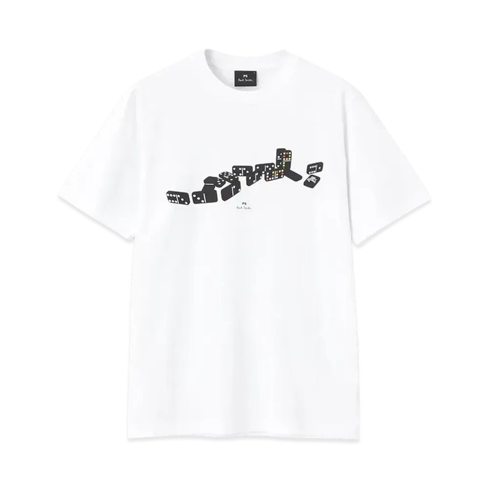 Paul Smith Dominos Zebra Printed Short Sleeve Tee "White"