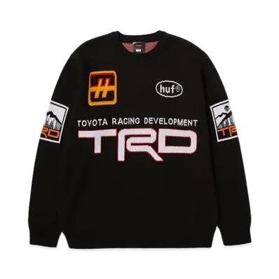 HUF x Toyota TRD Racing Sweater "Black"