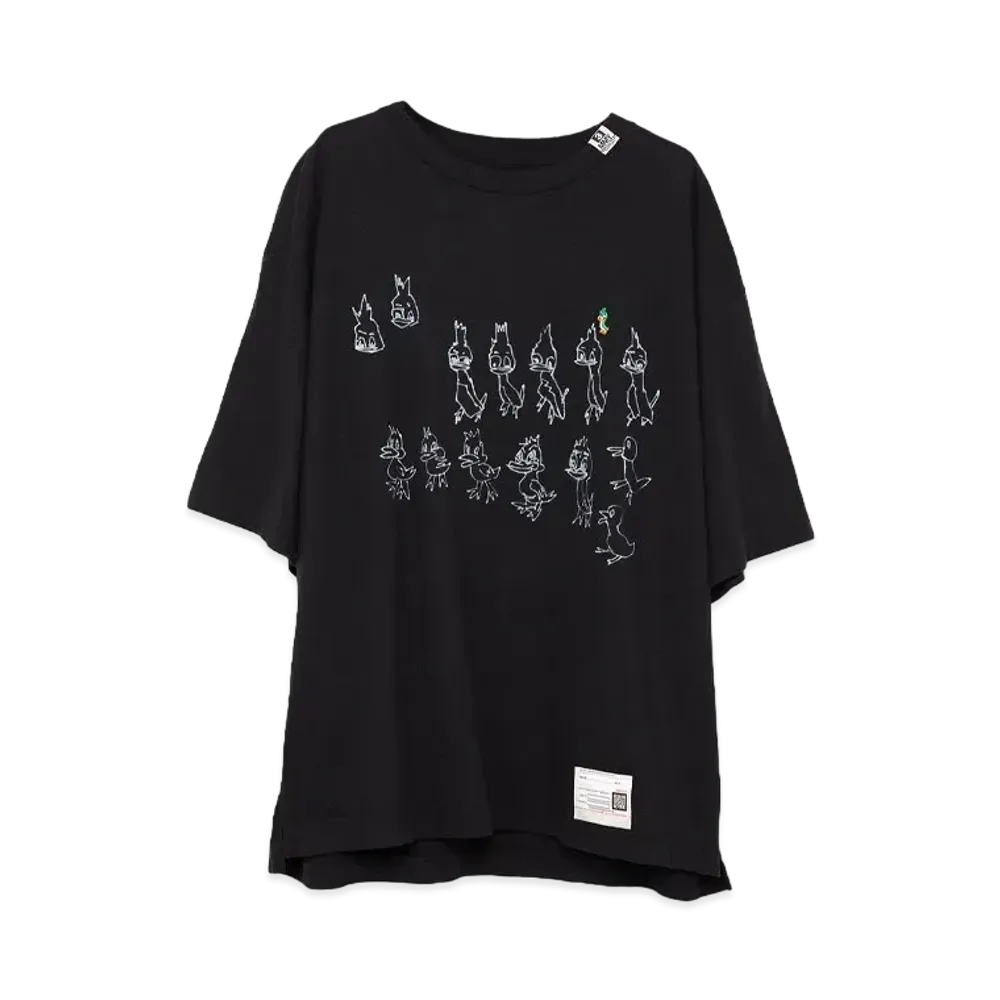 Maison MIHARA YASUHIRO Ducks Printed T-shirt "Black"