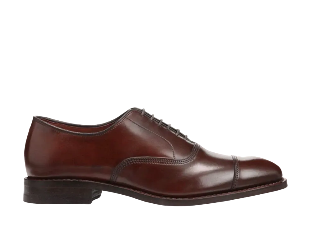 Allen Edmonds Park Avenue Shell Cordovan Cap-toe Oxford Dress Shoe 65 "Chili" 3993 D