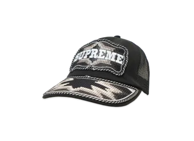 Supreme Western Embroidered Mesh Back 5-Panel "Black"