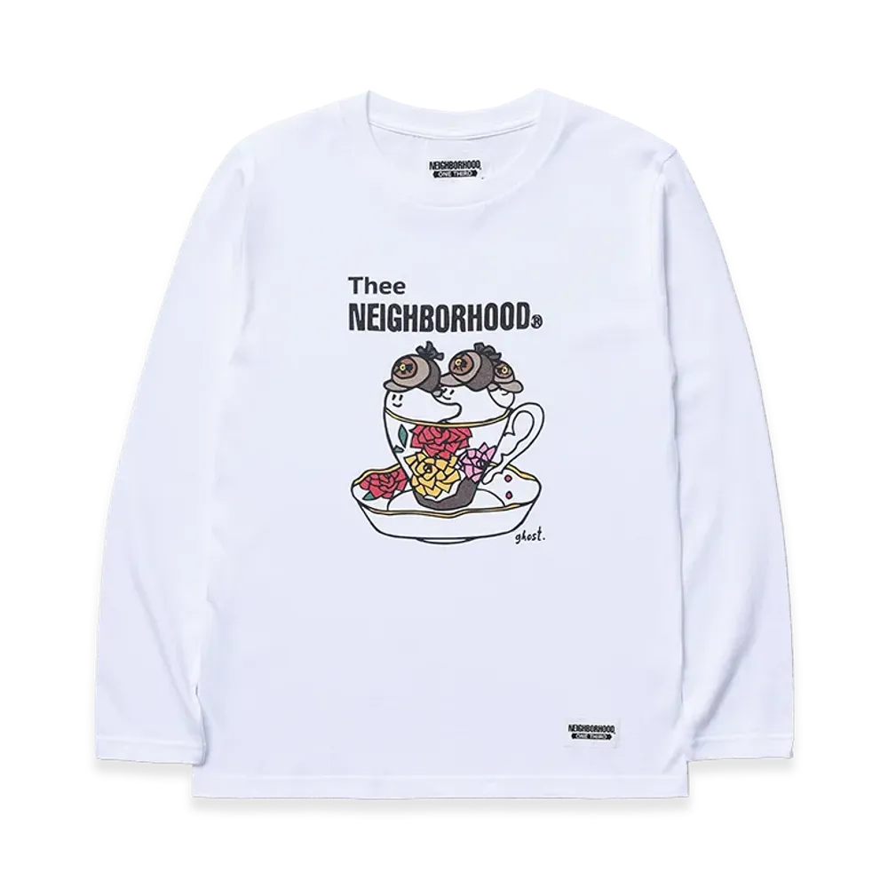 NEIGHBORHOOD Kids OT . Tee LS-4 "White"