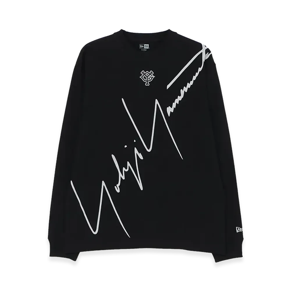 WILDSIDE YOHJI YAMAMOTO x Yomiuri Giants L/S Cotton Tee "Black"
