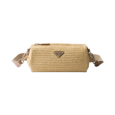 PRADA Crochet Shoulder Bag "Natural"