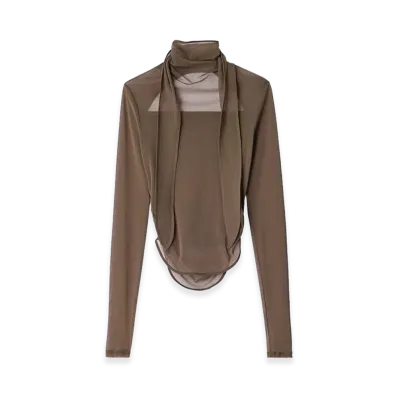 LEMAIRE Women's Top "Brown"