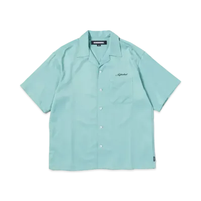NEIGHBORHOOD Solid-Color Hawaiian Shirt SS "Mint"