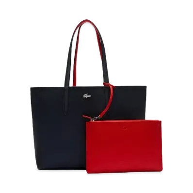 LACOSTE Anna Reversible Tote Bag "Navy"