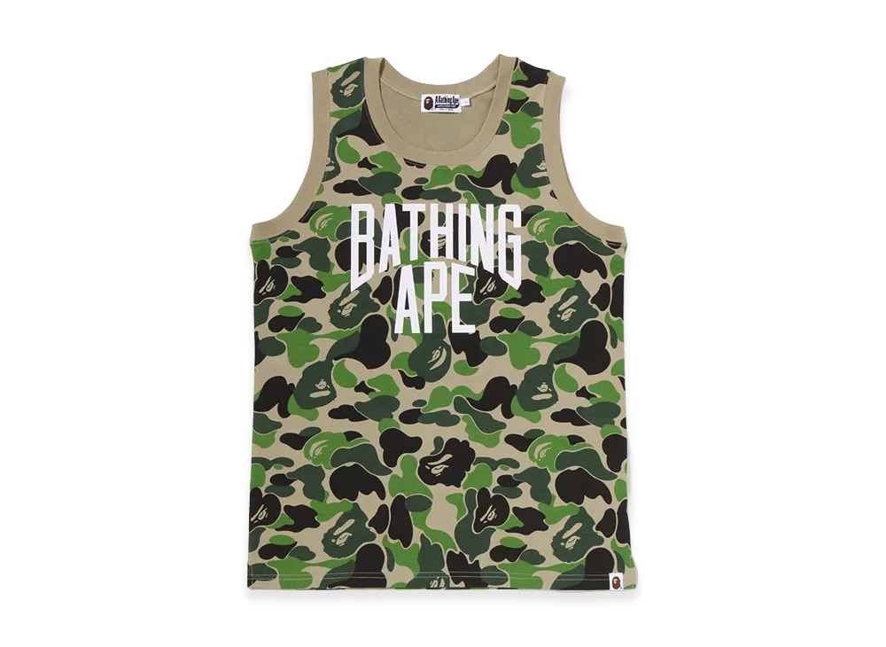 A BATHING APE ABC Camo Tank Top "Green"