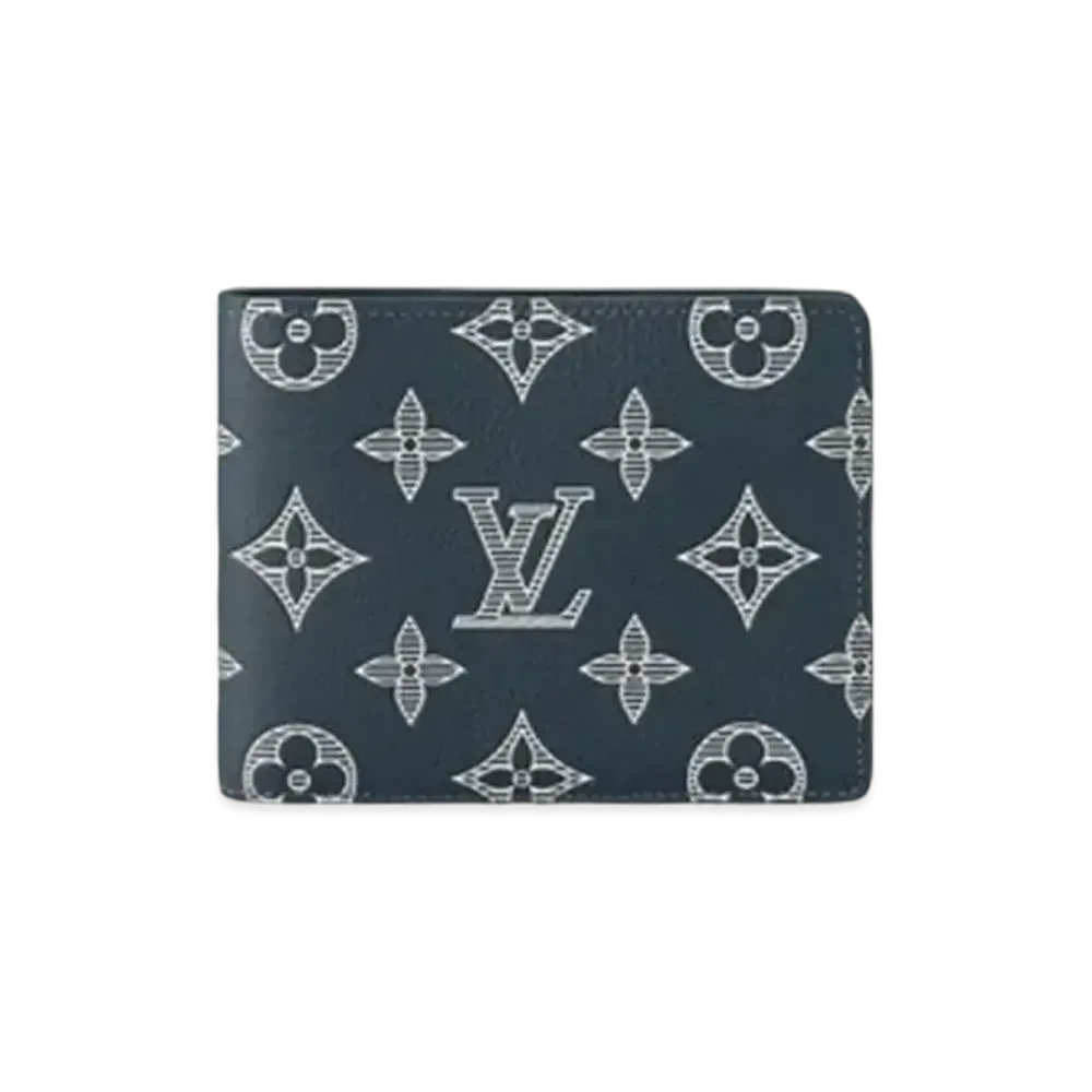 Louis Vuitton Multiple Wallet Monogram Shadow "Blue Marine"