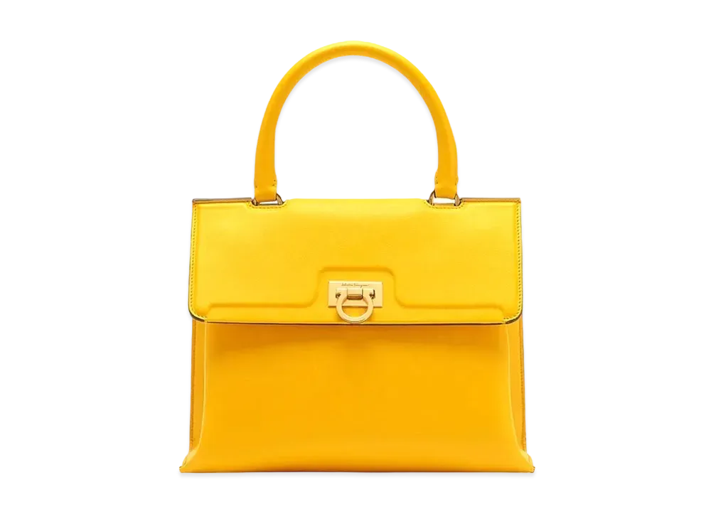 Salvatore Ferragamo Trifolio Top Handle (S) "Sunshine"