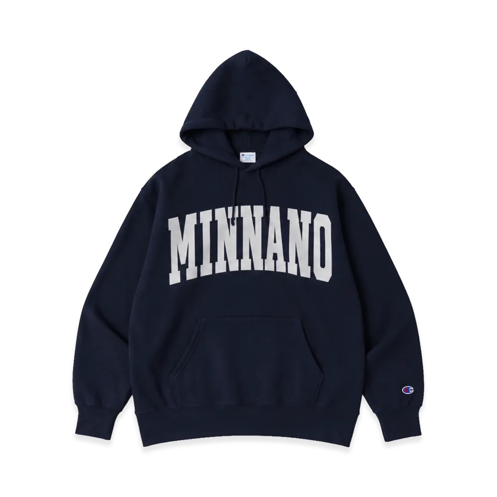 BEAMS x Champion x MIN-NANO Sweat Hoodie "Black"