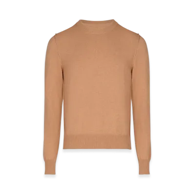 Maison Margiela Women's Eco Cashmere Sweater "Almond"
