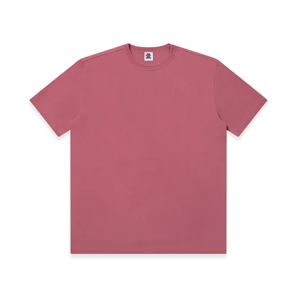 BlackEyePatch Emblem Embroidered Lightweight Tee "Pink"