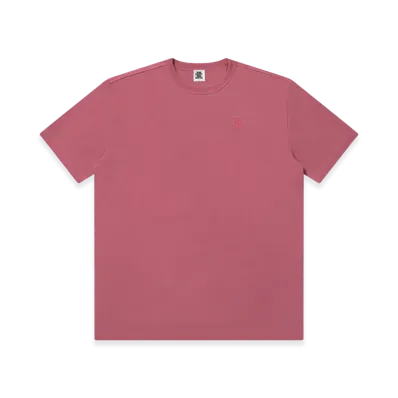 BlackEyePatch Emblem Embroidered Lightweight Tee "Pink"