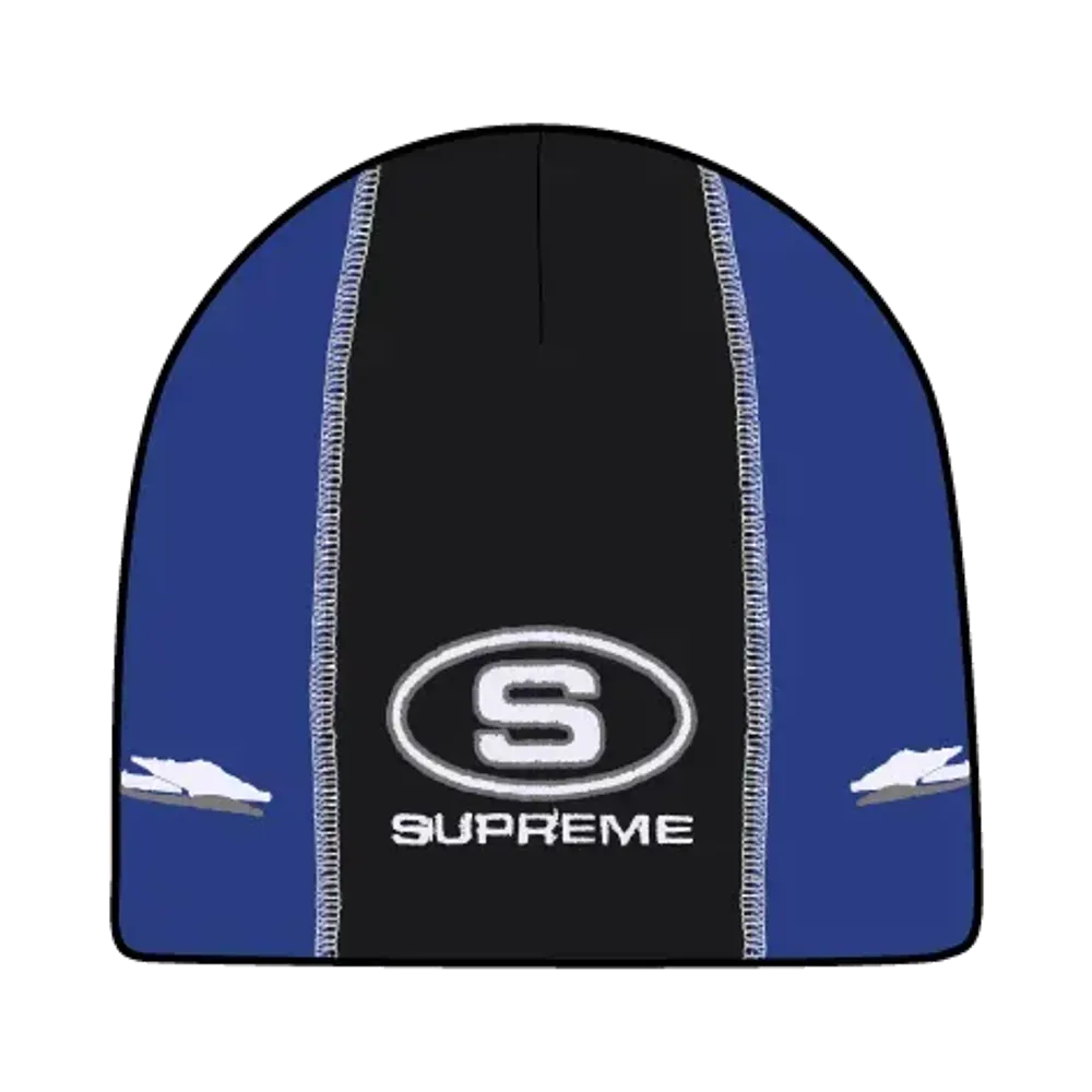 Supreme Racing Panel Beanie "Blue"