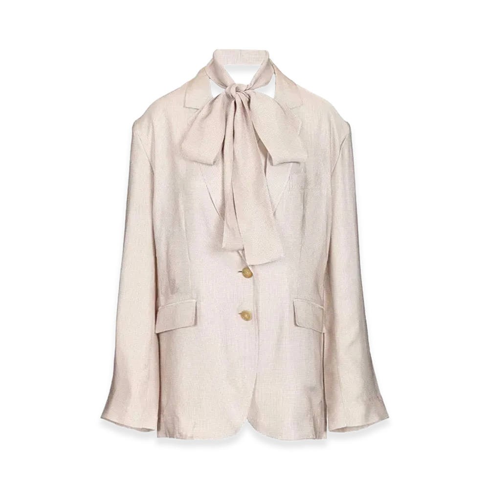 Acne Studios Women's Single-Breasted Jacket "Beige"