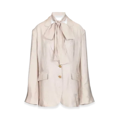 Acne Studios Women's Single-Breasted Jacket "Beige"