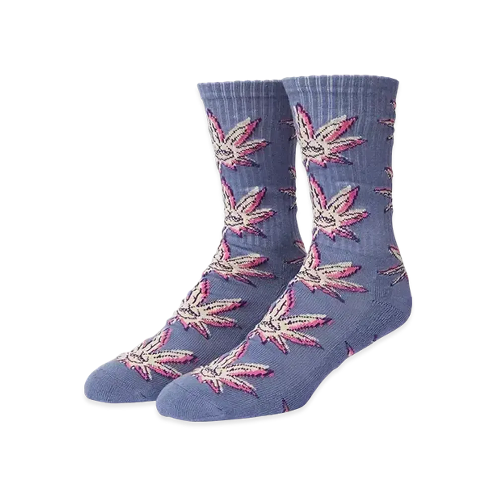 HUF Summer 25 Green Buddy Doodle Socks "Purple"
