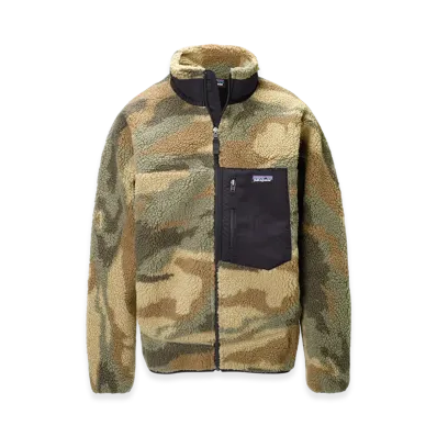 Patagonia Men's Classic Retro X Fleece Jacket "Kansas Sky/Classic Tan"