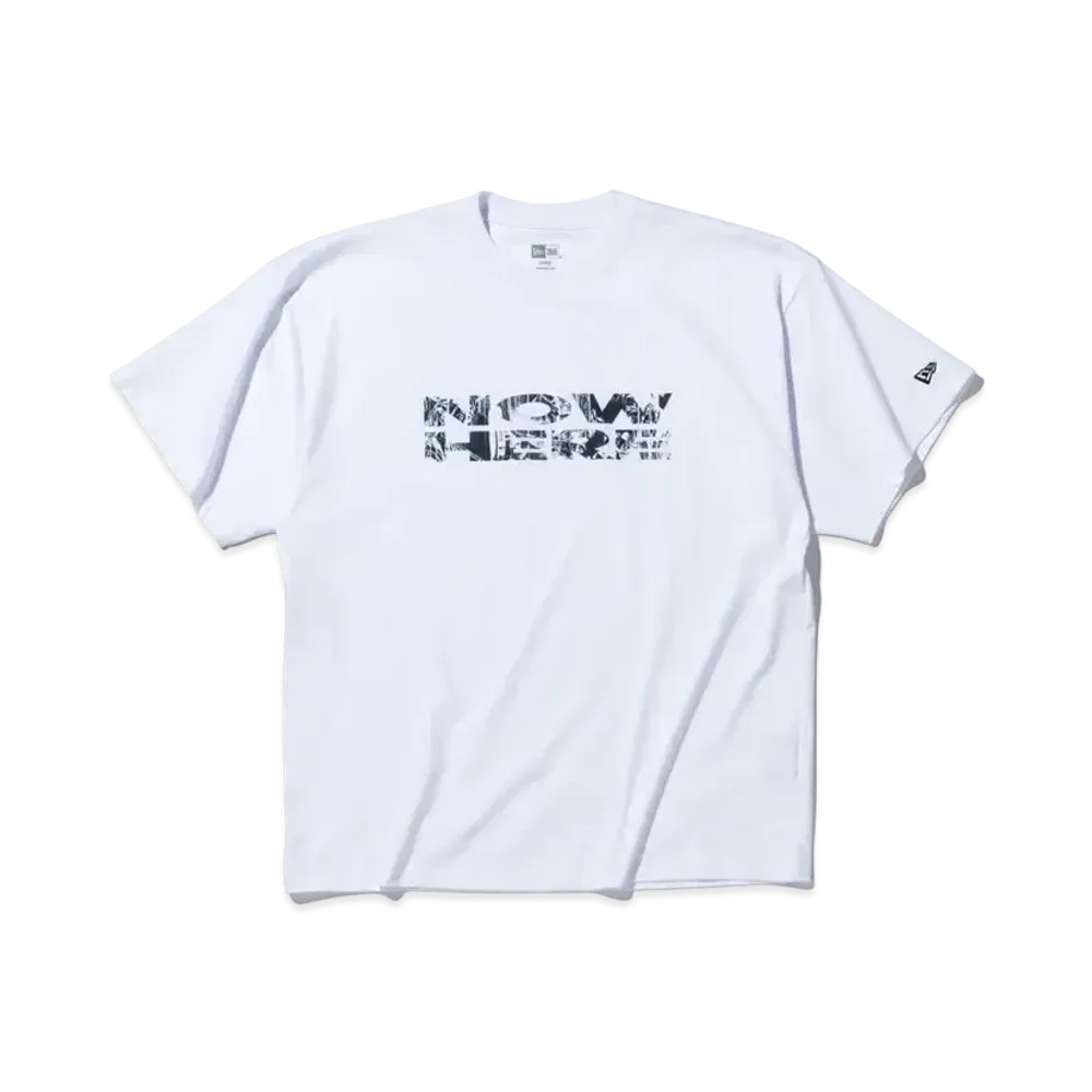 NEW ERA x KOSUKE KAWAMURA Short Sleeve Oversized Cotton T-shirt Now Here "White"