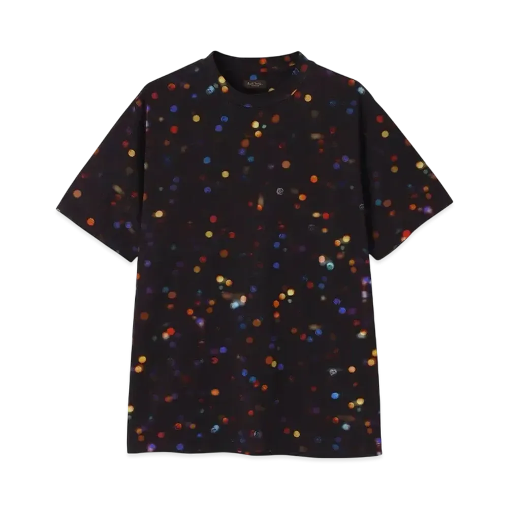 Paul Smith Hazy Nightspot Photogram Print Tee "Burgundy"