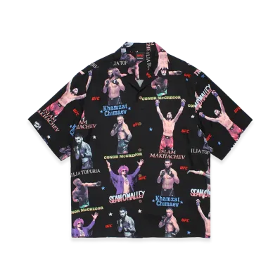 WACKO MARIA x UFC Hawaiian Shirt "Black"